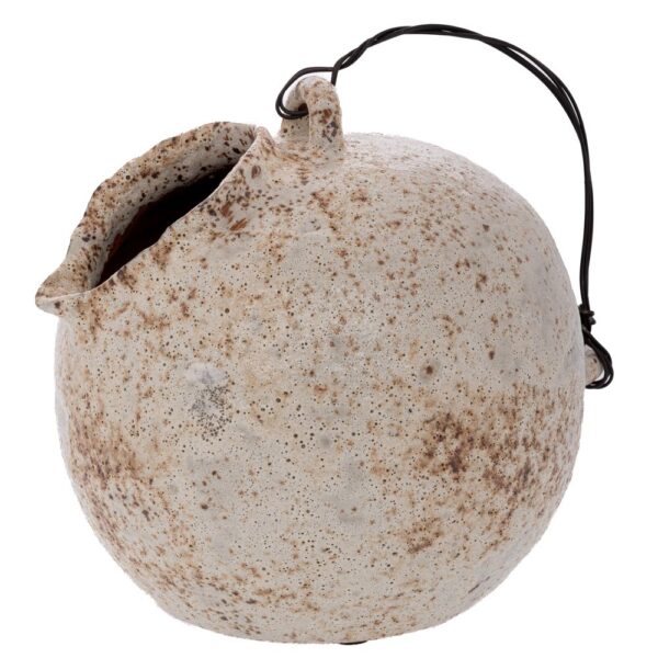 ΓΚΡΙ ΠΑΛΑΙΩΜΕΝΟ ΒΑΖΟ ΚΑΝΑΤΑ ΜΕ ΣΥΡΜΑΤΙΝΟ ΧΕΡΟΥΛΙ 24Χ24Χ26ΕΚ