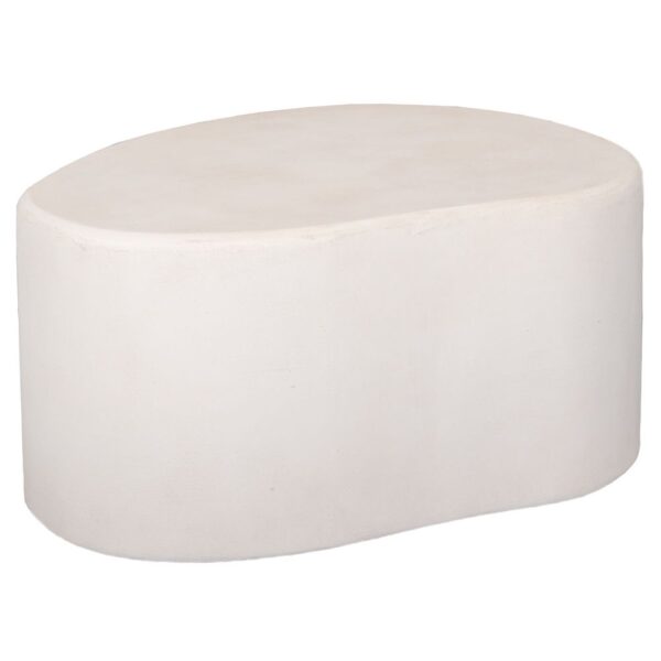 ΛΕΥΚΟ ΒΟΗΘΗΤΙΚΟ ΤΡΑΠΕΖΑΚΙ ΑΠΌ MFD ΜΕ ΑΚΑΝΟΝΙΣΤΟ ΣΧΗΜΑ 80Χ53Χ40ΕΚ