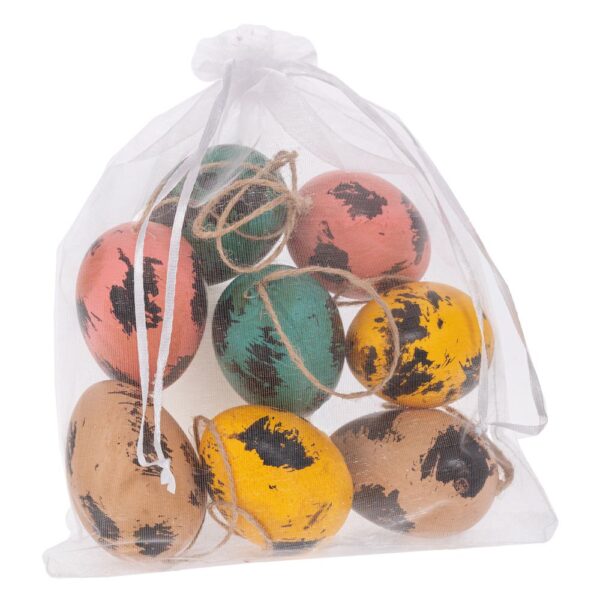 ΣΕΤ 8 ΧΡΩΜΑΤΙΣΤΑ ΠΛΑΣΤΙΚΑ ΑΥΓΑ ΣΕ ΣΑΚΟΥΛΑΚΙ 16Χ12Χ4ΕΚ   Φ4Χ6