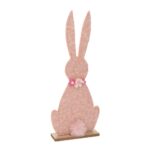 ΡΟΖ ΤΣΟΧΙΝΟ ΛΑΓΟΥΔΑΚΙ ΜΕ ΞΥΛΙΝΗ ΒΑΣΗ 12Χ5Χ30ΕΚ