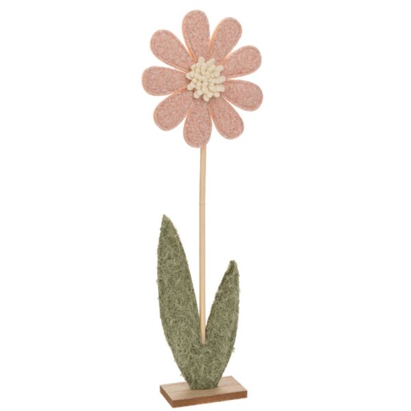 ΡΟΖ ΤΣΟΧΙΝΟ ΛΟΥΛΟΥΔΙ ΜΕ ΞΥΛΙΝΗ ΒΑΣΗ 15Χ5Χ42ΕΚ