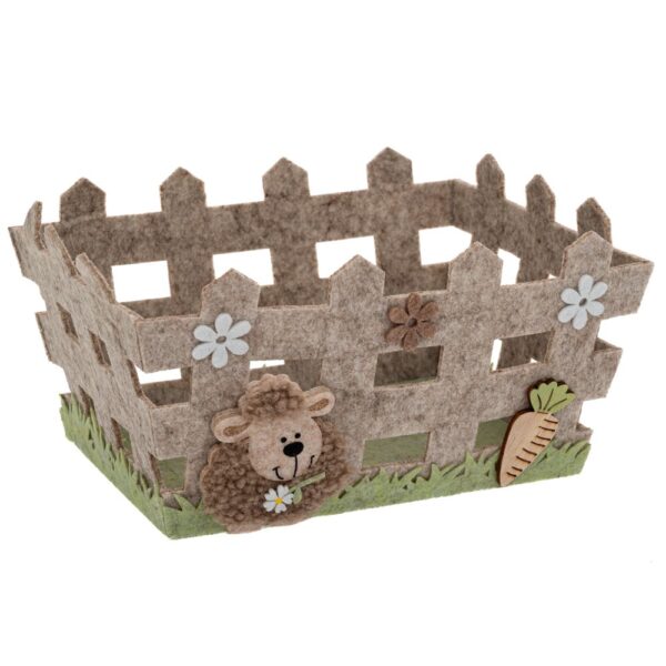 ΓΚΡΙ ΤΣΟΧΙΝΟ ΚΑΛΑΘΑΚΙ ΜΕ ΦΡΑΧΤΗ 23Χ17Χ12ΕΚ