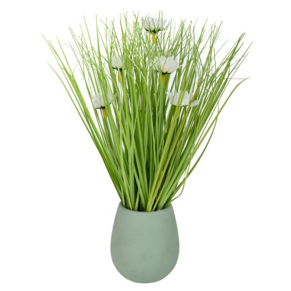 ΚΑΣΠΩ ΠΡΑΣΙΝΟ ΚΕΡΑΜΙΚΟ ΜΕ ΛΕΥΚΕΣ ΜΑΡΓΑΡΙΤΕΣ 10Χ9Χ31ΕΚ