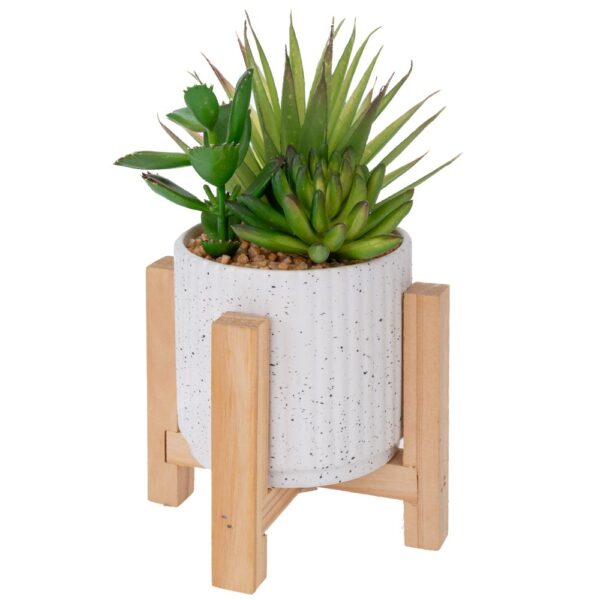 ΚΕΡΑΜΙΚΟ ΚΑΣΠΩ ΚΑΚΤΟΣ ΣΕ ΞΥΛΙΝΗ ΒΑΣΗ 10Χ9Χ20ΕΚ