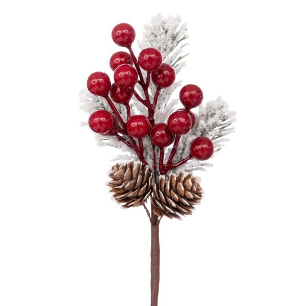 ΧΙΟΝΙΣΜΕΝΟ ΚΛΑΔΙ ΜΕ BERRIES ΚΑΙ ΚΟΥΚΟΥΝΑΡΙΑ 24ΕΚ