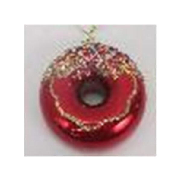 ΚΟΚΚΙΝΟ ΠΛΑΣΤΙΚΟ ΚΡΕΜΑΣΤΟ ΣΤΟΛΙΔΙ DONUT 8ΕΚ