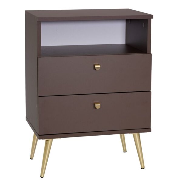 ΚΟΜΟΔΙΝΟ STOLIK ΚΑΦΕ 50Χ34Χ69ΕΚ