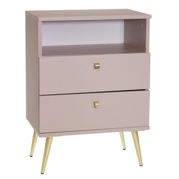 ΚΟΜΟΔΙΝΟ STOLIK ΜΠΕΖ 50Χ34Χ69ΕΚ