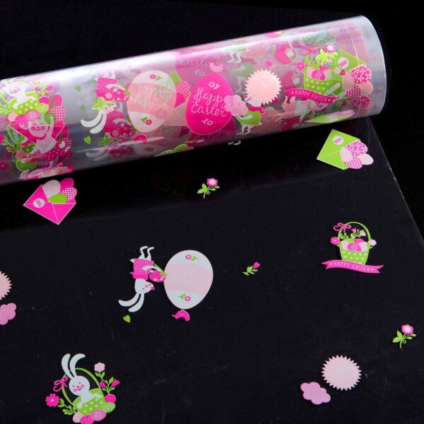 ΣΕΛΟΦΑΝ ΡΟΖ ΜΕ ΛΑΓΟΥΣ 80ΕΚ X 50 ΜΕΤΡΑ