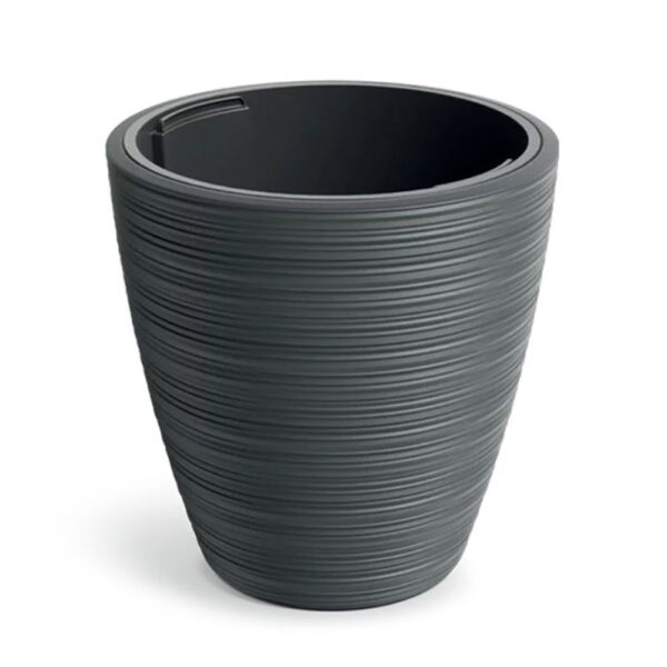 VENA ROUND ΣΚΟΥΡΟ ΓΚΡΙ ΠΛΑΣΤΙΚΟ ΚΑΣΠΩ Φ30Χ30ΕΚ