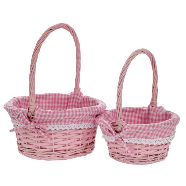 ΡΟΖ ΚΑΛΑΘΙ ΜΕ ΥΦΑΣΜΑ ΣΕΤ 2 Φ25Χ12 30-Φ20Χ10 25ΕΚ