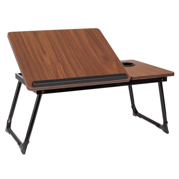 ΚΑΦΕ ΟΡΘΟΓΩΝΙΟΣ ΔΙΣΚΟΣ ΚΡΕΒΑΤΙΟΥ MDF ΜΕ ΑΝΑΚΛΙΣΗ ΓΙΑ TABLET 56Χ32Χ25ΕΚ