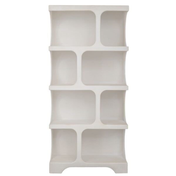 ΛΕΥΚΗ MDF ΡΑΦΙΕΡΑ  85Χ37Χ180ΕΚ