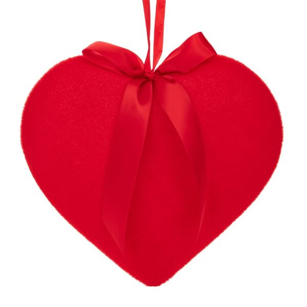 ΚΟΚΚΙΝΗ ΧΝΟΥΔΩΤΗ ΚΡΕΜΑΣΤΗ ΚΑΡΔΙΑ ΜΕ ΚΟΚΚΙΝΟ ΦΙΟΓΚΟ 22Χ22ΕΚ