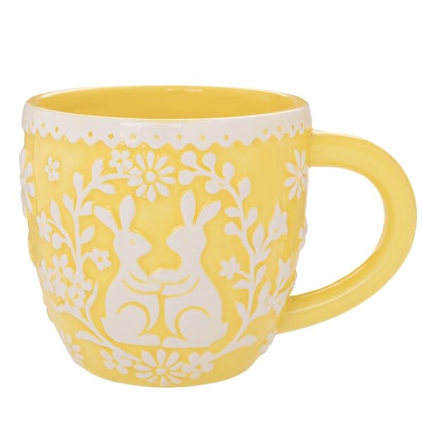 ΚΙΤΡΙΝΗ ΚΕΡΑΜΙΚΗ ΚΟΥΠΑ ΜΕ ΛΑΓΟΥΔΑΚΙΑ 14Χ10Χ10ΕΚ