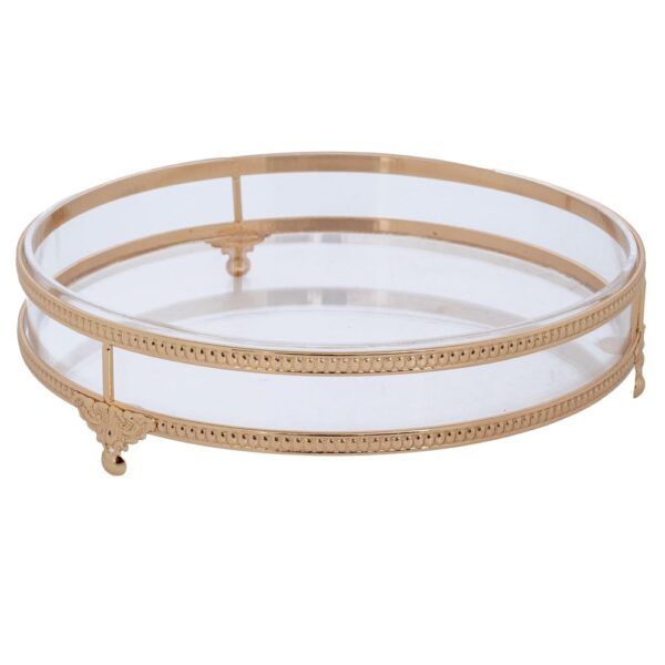 ΧΡΥΣΟΣ ΣΤΡΟΓΓΥΛΟΣ ΔΙΣΚΟΣ 26Χ26Χ6ΕΚ ΜΕ PLEXIGLASS