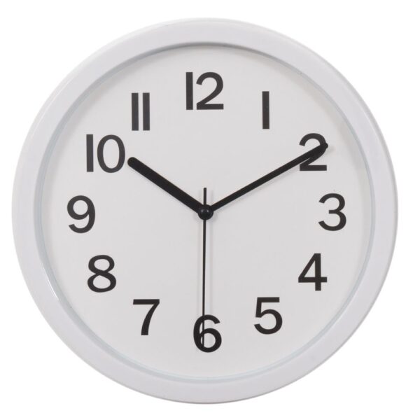 ΛΕΥΚΟ ΣΤΡΟΓΓΥΛΟ ΠΛΑΣΤΙΚΟ ΡΟΛΟΙ ΤΟΙΧΟΥ Φ22ΕΚ