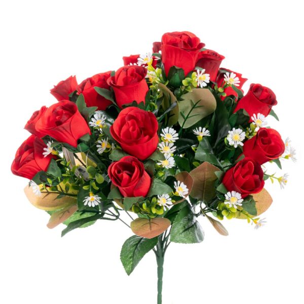 ΜΠΟΥΚΕΤΟ x18 ΜΕ ΚΟΚΚΙΝΑ ΤΡΙΑΝΤΑΦΥΛΛΑ 40ΕΚ