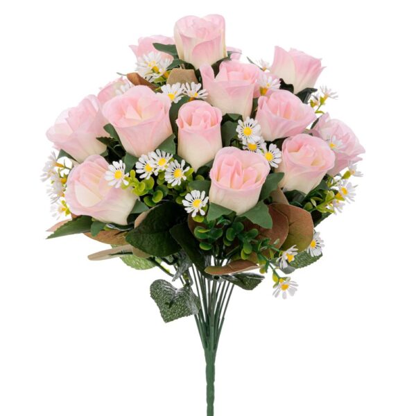 ΜΠΟΥΚΕΤΟ Χ18 ΜΕ ΡΟΖ ΤΡΙΑΝΤΑΦΥΛΛΑ 40ΕΚ