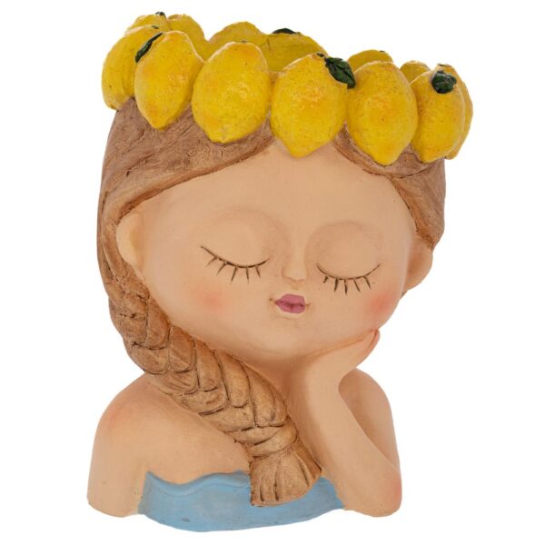 ΠΟΛΥΡΕΖΙΝ ΚΑΣΠΩ ΣΕ ΣΧΗΜΑ ΚΟΡΙΤΣΙΟΥ ΜΕ ΛΕΜΟΝΙΑ ΣΤΟ ΚΕΦΑΛΙ 22Χ20