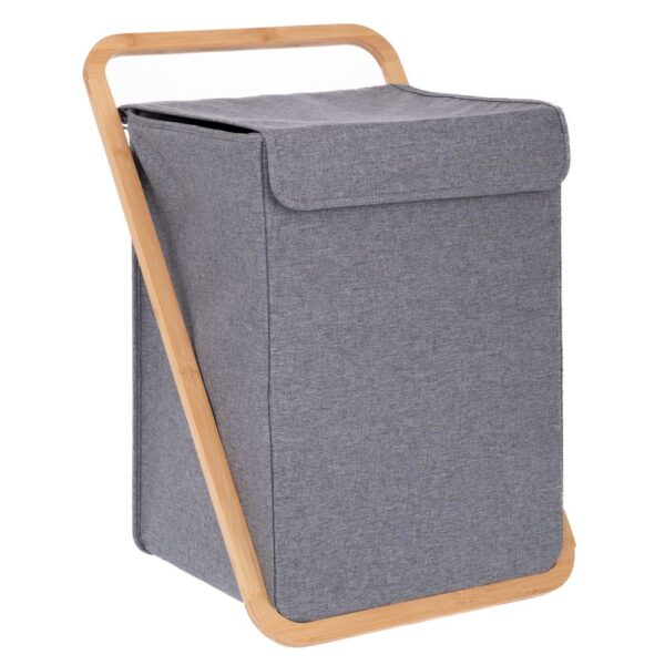 ΓΚΡΙ ΥΦΑΣΜΑΤΙΝΟ ΚΑΛΑΘΙ ΑΠΛΥΤΩΝ ΜΕ ΚΑΠΑΚΙ 40Χ40Χ60ΕΚ