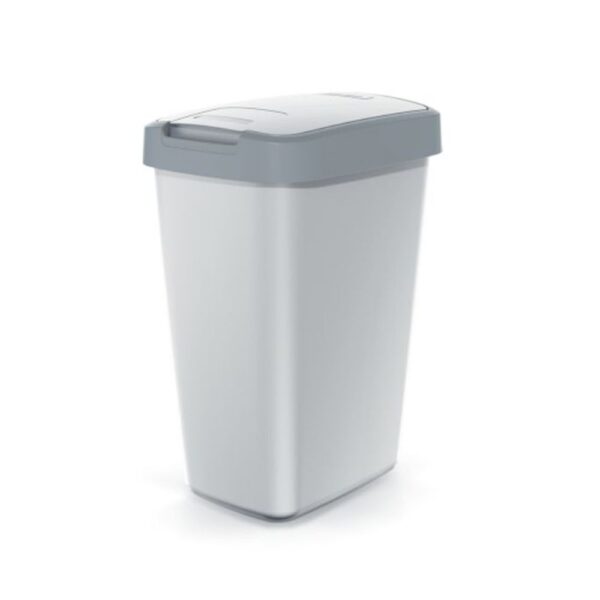 COMPACTA Q ΓΚΡΙ ΠΛΑΣΤΙΚΟΣ ΚΑΔΟΣ 12LT 26Χ20Χ36ΕΚ