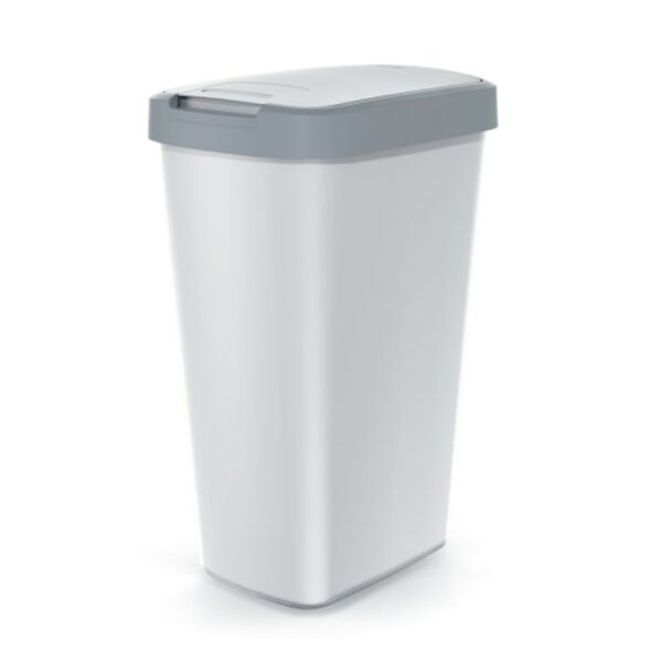 COMPACTA Q ΓΚΡΙ ΠΛΑΣΤΙΚΟΣ ΚΑΔΟΣ 45LT 39Χ30Χ61ΕΚ
