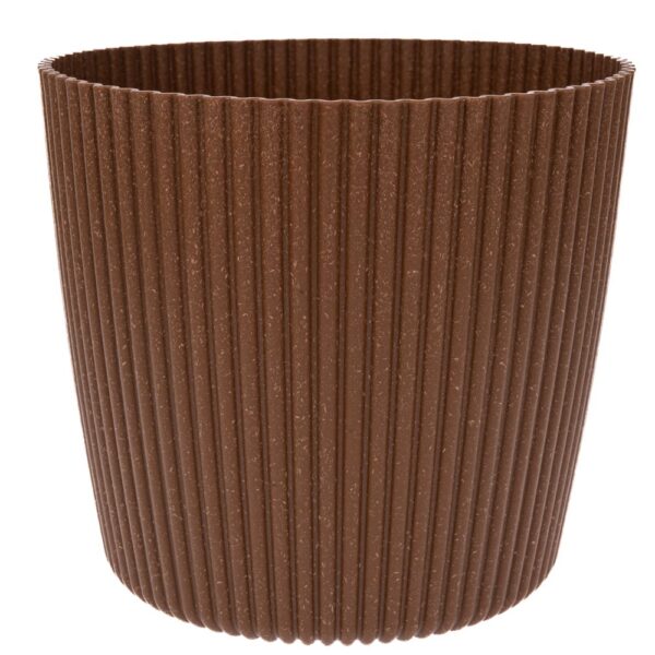 MILLY ROUND ECO WOOD ΦΥΣΙΚΟ ΧΡΩΜΑ ΠΛΑΣΤΙΚΟ ΚΑΣΠΩ Φ30Χ26ΕΚ