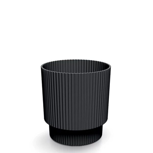 MILLY ROUND CHARCOAL ΠΛΑΣΤΙΚΟ ΚΑΣΠΩ Φ15Χ16ΕΚ