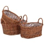 ΣΕΤ 3 ΨΑΘΙΝΑ ΦΥΣΙΚΑ ΚΑΣΠΩ 37Χ25Χ15 32X21X14 28Χ17Χ13ΕΚ ΜΕ ΝΑΥΛΟΝ