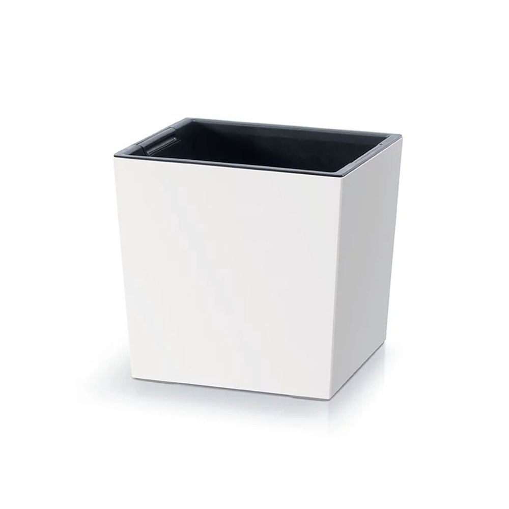 URBI SQUARE LOW ΛΕΥΚΟ ΠΛΑΣΤΙΚΟ ΚΑΣΠΩ 24Χ24Χ23 URBI SQUARE LOW ΛΕΥΚΟ ΠΛΑΣΤΙΚΟ ΚΑΣΠΩ 24Χ24Χ23