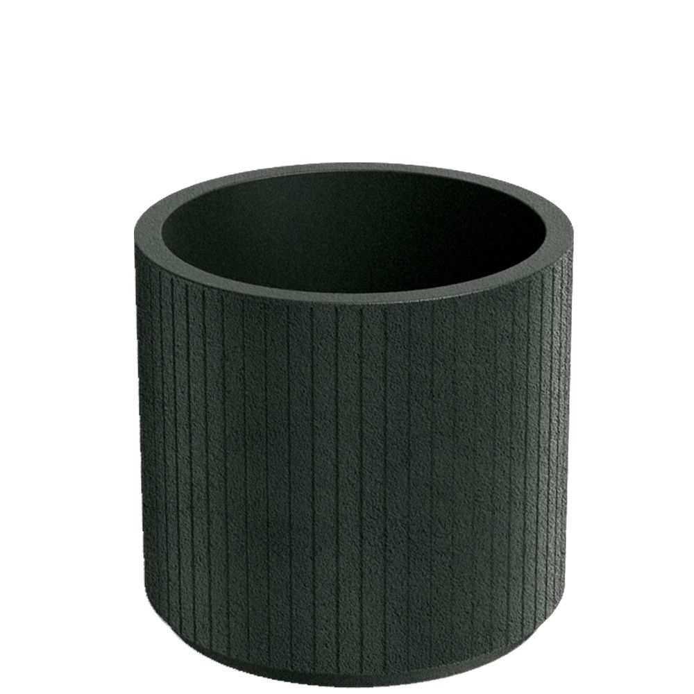 CORO ROUND CHARCOAL ΠΛΑΣΤΙΚΟ ΚΑΣΠΩ 40X40X36EK CORO ROUND CHARCOAL ΠΛΑΣΤΙΚΟ ΚΑΣΠΩ 40X40X36EK