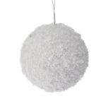 ΛΕΥΚΗ GLITTER FOAM ΜΠΑΛΑ 6ΕΚ