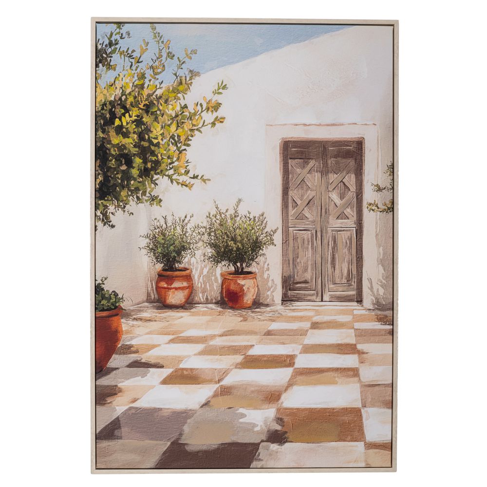 GREEK ISLAND ΠΙΝΑΚΑΣ ΣΕ ΤΥΠΩΜΕΝΟ ΚΑΜΒΑ ΜΕ ΛΕΥΚΗ ΠΑΛΑΙΩΜΕΝΗ ΚΟΡΝΙΖΑ 60Χ90ΕΚ GREEK ISLAND ΠΙΝΑΚΑΣ ΣΕ ΤΥΠΩΜΕΝΟ ΚΑΜΒΑ ΜΕ ΛΕΥΚΗ ΠΑΛΑΙΩΜΕΝΗ ΚΟΡΝΙΖΑ 60Χ90ΕΚ