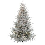 ΔΕΝΔΡΟ PRE-LIT SNOWY CRYSTAL 240ΕΚ ΜΕ 600 LED ΛΕΥΚΑ ΖΕΣΤΑ ΛΑΜΠΑΚΙΑ 8ΠΡΟΓΡΑΜΜΑΤΩΝ