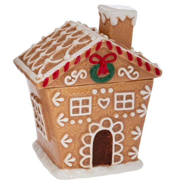 ΚΑΦΕ ΚΕΡΑΜΙΚΗ ΜΠΙΣΚΟΤΙΕΡΑ ΣΠΙΤΙ GINGERBREAD 11Χ8Χ15ΕΚ