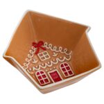 ΚΑΦΕ ΚΕΡΑΜΙΚΟ ΜΠΩΛ ΣΕ ΣΧΗΜΑ ΣΠΙΤΙ GINGERBREAD 14X14X5EK