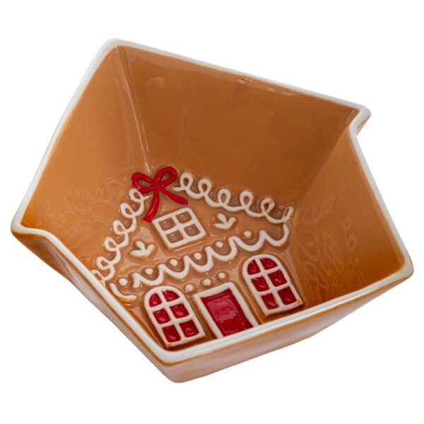ΚΑΦΕ ΚΕΡΑΜΙΚΟ ΜΠΩΛ ΣΕ ΣΧΗΜΑ ΣΠΙΤΙ GINGERBREAD 14X14X5EK