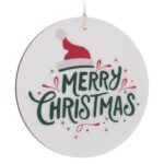 ΞΥΛΙΝΟ ΚΡΕΜΑΣΤΟ ΣΤΟΛΙΔΙ MERRY CHRISTMAS Φ15ΕΚ