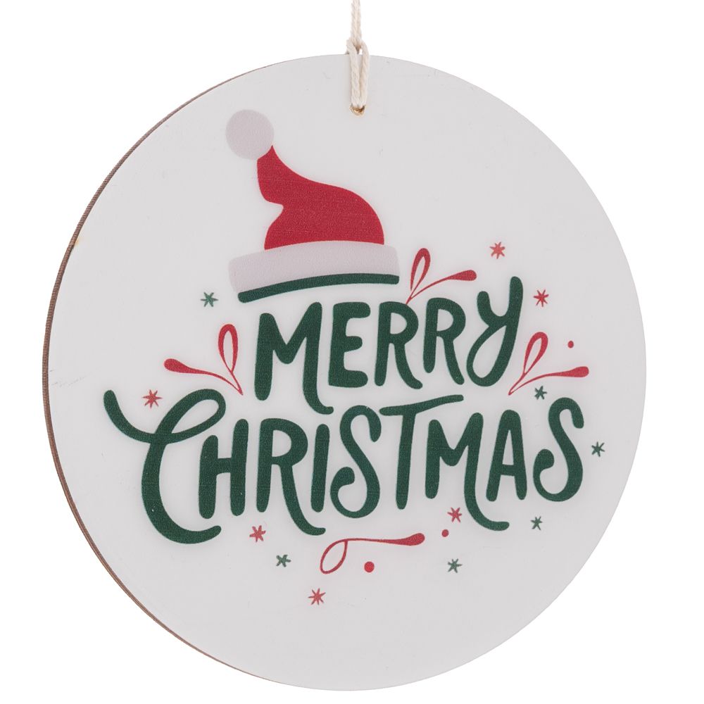 ΞΥΛΙΝΟ ΚΡΕΜΑΣΤΟ ΣΤΟΛΙΔΙ MERRY CHRISTMAS Φ20ΕΚ ΞΥΛΙΝΟ ΚΡΕΜΑΣΤΟ ΣΤΟΛΙΔΙ MERRY CHRISTMAS Φ20ΕΚ
