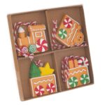 ΣΕΤ 4 ΠΟΛΥΡΕΖΙΝ ΣΤΟΛΙΔΑΚΙΑ GINGERBREAD 12Χ1Χ12ΕΚ